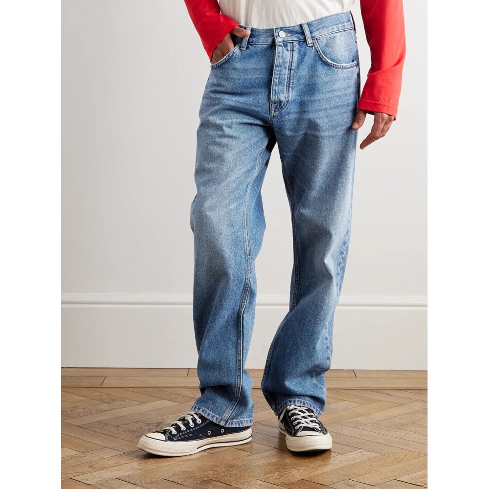 NN07 Jeans Mens Size 29x32 Light Wash Straight Fit Organic SONNY $265